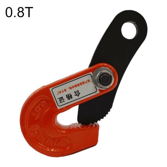 Steel Plate Hanging Clamp Heavy Duty Steel Clip Grip, Specification:Forged L-Shape Lifting Clamp 0.8T