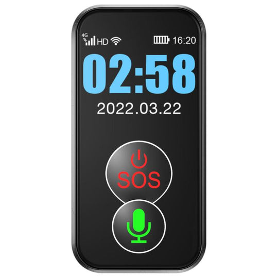 FA81 1.0-inch TFT Display 4G GPS Location Tracker Anti-loss Device for The Elderly Children, Model:Asia / EU / Africa Version(Black)