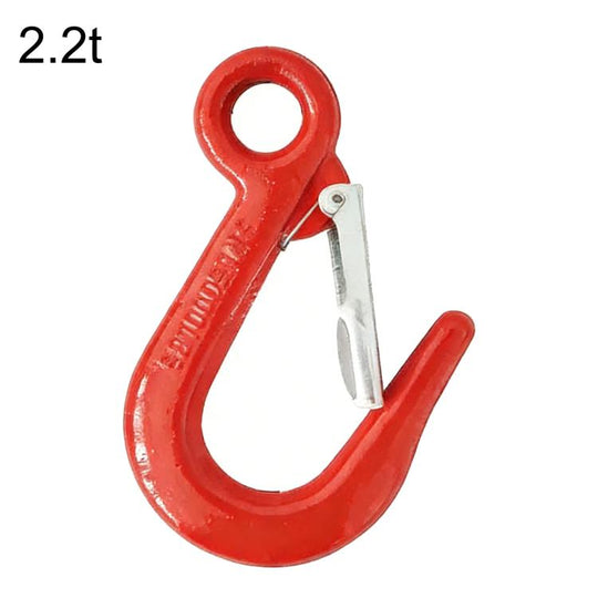 2.2T Load Wide Mouth Hook Alloy Steel Clevis Hook Lifting Sling Tool(Red)