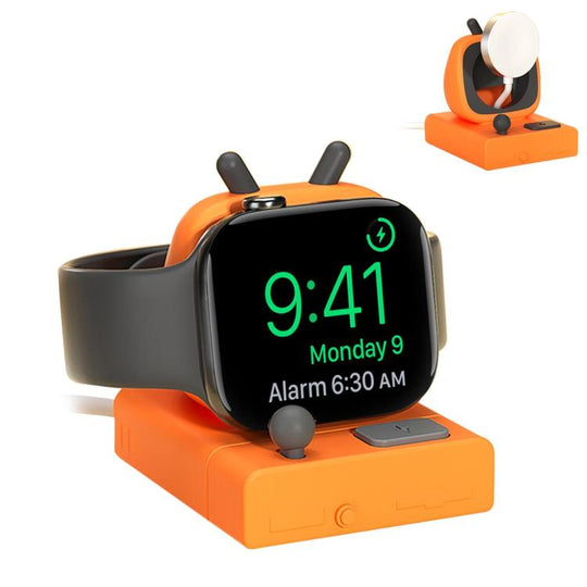 XDcase For Apple Watch Computer Design Smart Watch Charging Stand(Orange)