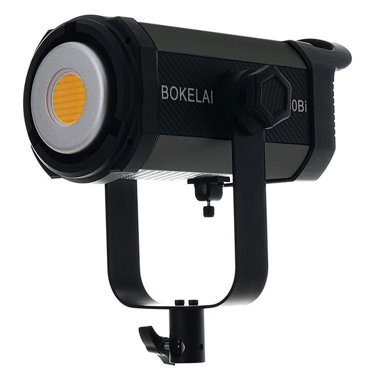 BOKELAI BK-300Bi 300W 2700K-6500K Dual Color Temperature LED Video Fill Light with Remote Control, US Plug(Gray)