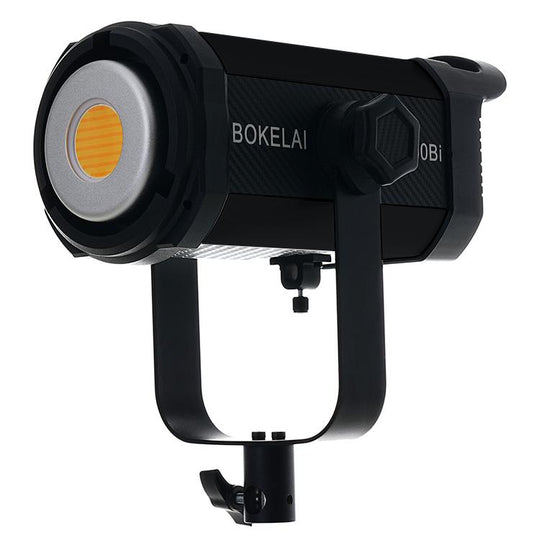BOKELAI BK-300Bi 300W 2700K-6500K Dual Color Temperature LED Video Fill Light with Remote Control, EU Plug(Black)