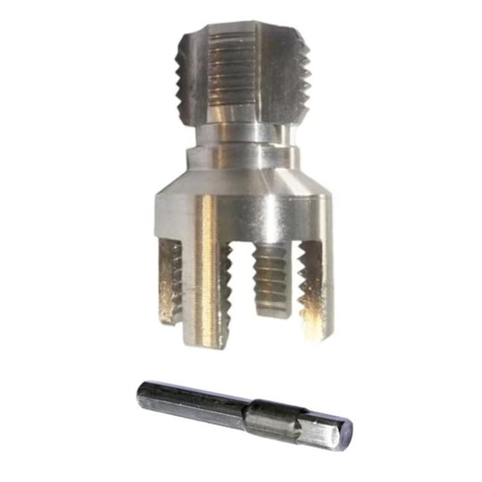 Plumbing Internal External Integrated Thread Cutting Tool, Type:4 Points M20 Grey