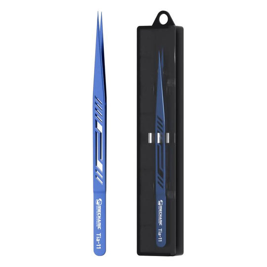 Mechanic Motherboard Flying Wire Titanium Alloy Tweezers, Model:Tia-11