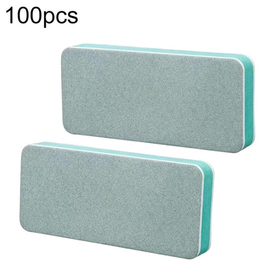 100pcs/Pack Antique Collectible Polishing Board Double Sided Sanding Polishing Block(Both Sides Green)