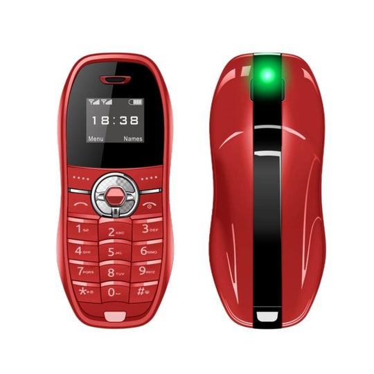 X18 Mini Phone, 0.66 inch, MTK6261D, Support Bluetooth, FM, GSM, Dual SIM(Red)