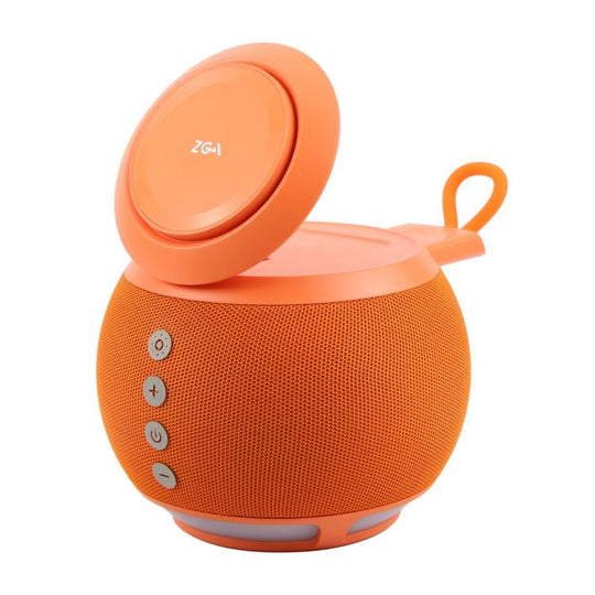 ZGA WX08 Multifunctional Bluetooth Speaker 15W Wireless Phone Watch Charger(Orange)