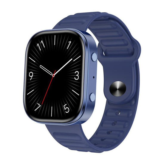 QS15 1.88 inch HD TFT Screen Smart Watch, Support Health Monitoring, Multiple Sports Modes(Wavy Blue)