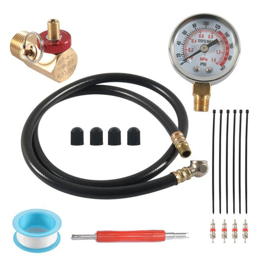 19pcs / Set Air Tank Repair Kit Pressure Gauge