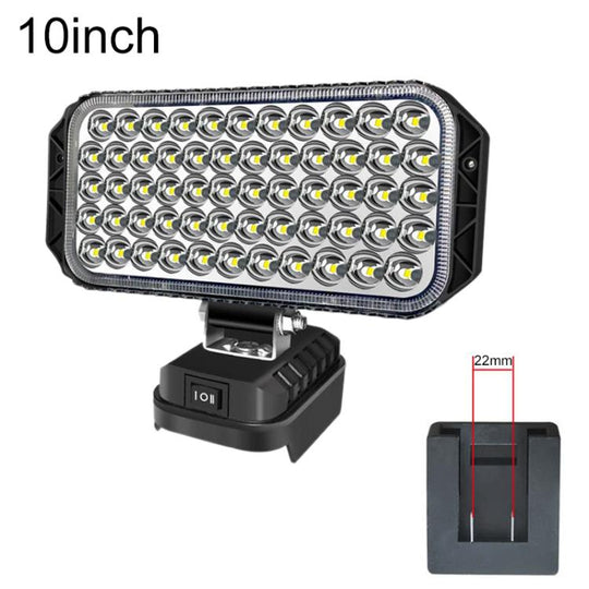 10 inch Square High and Low Beam Dual USB LED Emergency Work Light, For Dayi Battery Slot