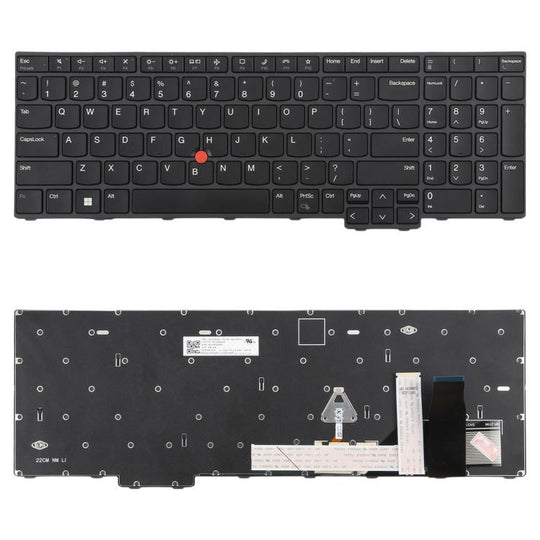 US Version Backlit Laptop Keyboard with Pointing for Lenovo Thinkpad T16 Gen 1 P16S Gen 1 L15 Gen 3(Black)