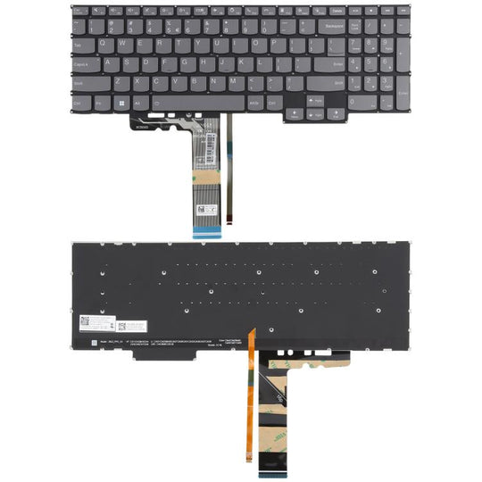 US Version Backlit Laptop Keyboard with Pointing for Lenovo ThinkBook 16p G3 ARH / 16p G4 IRH / 16p G2 ACH(Gray)