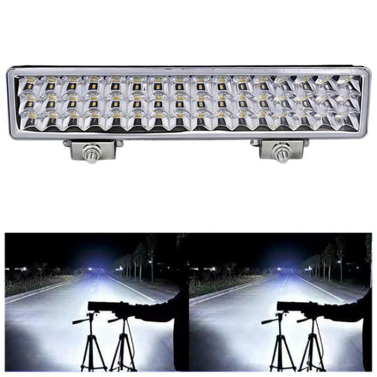 DC 12V-80V LED Super Bright Headlight Beam Driving Light for Electric Vehicle, Tractor, ATV/UTV, Type:30cm Long Strip 48-LEDs Spot Flood