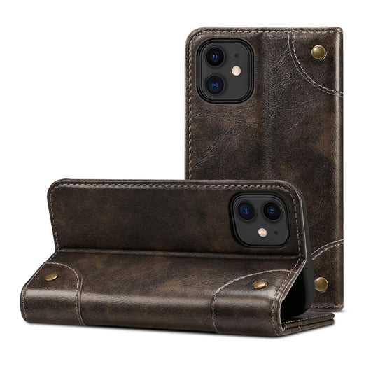 For iPhone 12 Pro Max Baroque Simple Horizontal Flip Leather Case with Holder & Card Slots & Wallet(Black) - iPhone 12 Pro Max Cases by buy2fix | Online Shopping UK | buy2fix