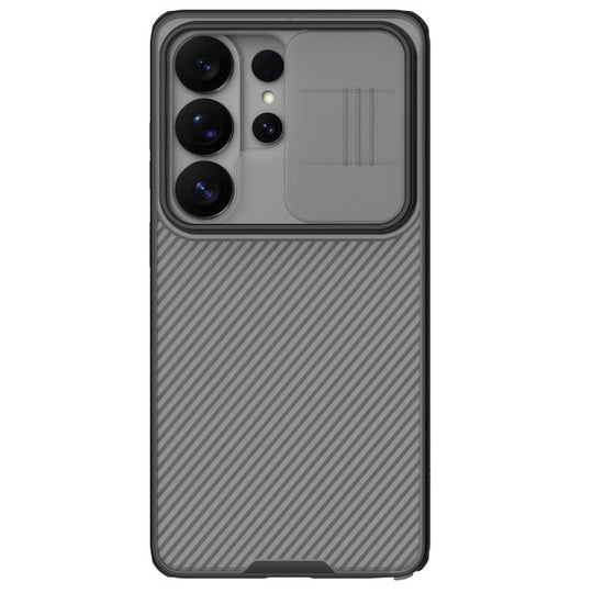 For Samsung Galaxy S26 Ultra 5G NILLKIN Black Mirror Pro Series Camshield PC Phone Case(Transparent Black)