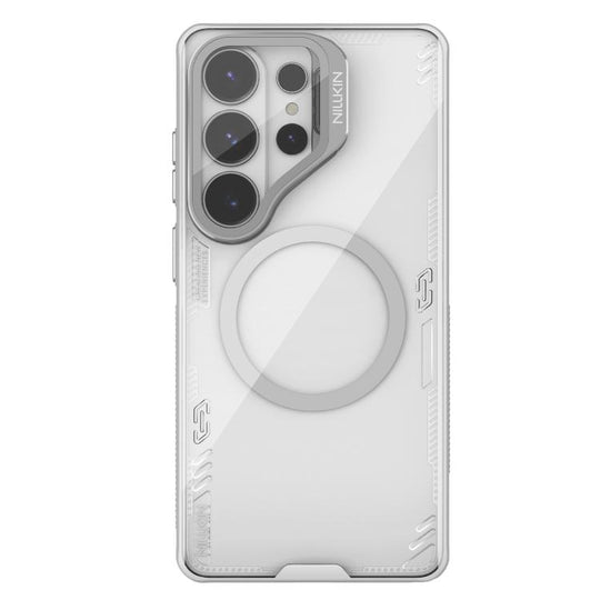 For Samsung Galaxy S26 Ultra 5G NILLKIN Iceblade Prop Transparent CamShield Magnetic Phone Case(Grey)