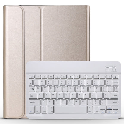 A098 Detachable Ultra-thin ABS Bluetooth Keyboard Tablet Case for iPad Air 4 / Air 5 / Pro 11 inch 2022 / 2021 / 2020 / 2018, with Stand(Gold) - For iPad Air by buy2fix | Online Shopping UK | buy2fix
