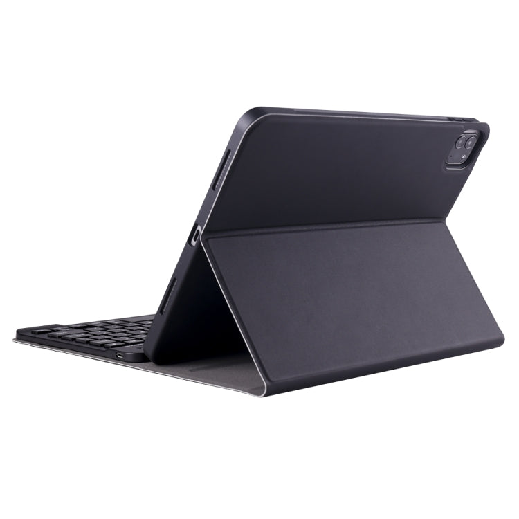 A098B TPU Detachable Ultra-thin Bluetooth Keyboard Tablet Case for iPad Air 11 2024 / 2025 / Air 4 10.9 inch 2020, with Stand & Pen Slot(Black) - For iPad Air by buy2fix | Online Shopping UK | buy2fix
