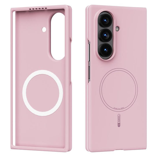 For Galaxy Z Fold8 Ultra 5G ABEEL Skin-friendly Feel Magsafe PC Phone Case(Pink)