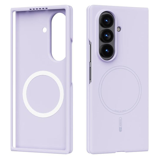 For Galaxy Z Fold8 Ultra 5G ABEEL Skin-friendly Feel Magsafe PC Phone Case(Lilac Purple)