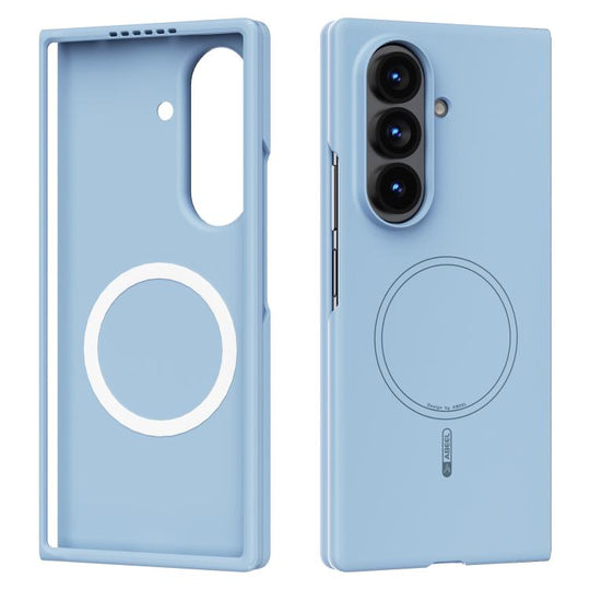 For Galaxy Z Fold8 Ultra 5G ABEEL Skin-friendly Feel Magsafe PC Phone Case(Sky Blue)