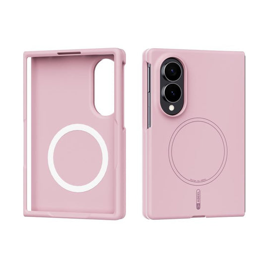 For Galaxy Z Fold8 5G ABEEL Skin-friendly Feel Magsafe PC Phone Case(Pink)