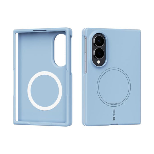 For Galaxy Z Fold8 5G ABEEL Skin-friendly Feel Magsafe PC Phone Case(Sky Blue)