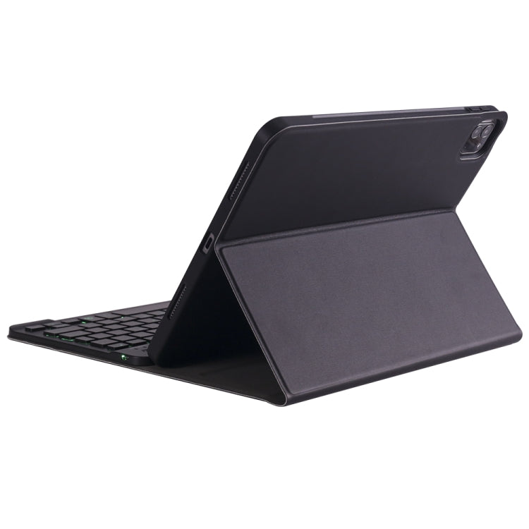 A098BS Detachable Ultra-thin Backlight Bluetooth Keyboard Tablet Case for iPad Air 11 2024 / 2025 / Air 4 10.9 inch 2020, with Stand & Pen Slot(Black) - For iPad Air by buy2fix | Online Shopping UK | buy2fix