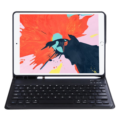 T098B Integrated Ultra-thin Candy Colors Bluetooth Keyboard Tablet Case for  iPad Air 11 2024 / 2025 / Air 4 10.9 inch 2020, with Stand & Pen Slot(Black) - For iPad Air by buy2fix | Online Shopping UK | buy2fix