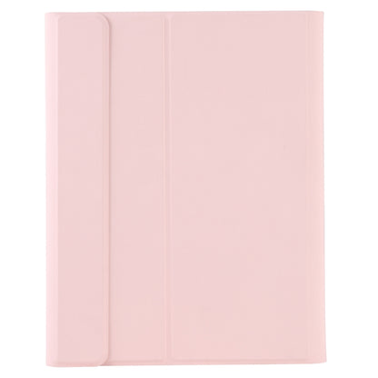 T098B Integrated Ultra-thin Candy Colors Bluetooth Keyboard Tablet Case for  iPad Air 11 2024 / 2025 / Air 4 10.9 inch 2020, with Stand & Pen Slot(Pink) - For iPad Air by buy2fix | Online Shopping UK | buy2fix
