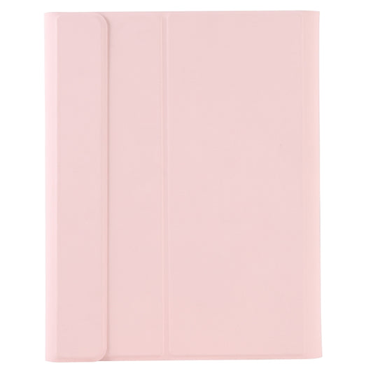 T098B Integrated Ultra-thin Candy Colors Bluetooth Keyboard Tablet Case for  iPad Air 11 2024 / 2025 / Air 4 10.9 inch 2020, with Stand & Pen Slot(Pink) - For iPad Air by buy2fix | Online Shopping UK | buy2fix