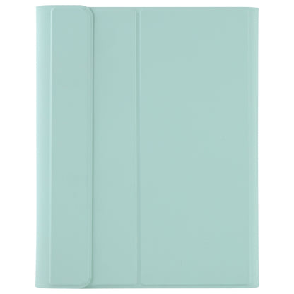 T098B Integrated Ultra-thin Candy Colors Bluetooth Keyboard Tablet Case for  iPad Air 11 2024 / 2025 / Air 4 10.9 inch 2020, with Stand & Pen Slot(Light Green) - For iPad Air by buy2fix | Online Shopping UK | buy2fix