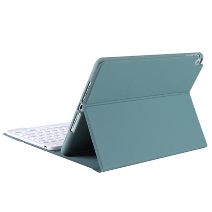 T098B Integrated Ultra-thin Candy Colors Bluetooth Keyboard Tablet Case for  iPad Air 11 2024 / 2025 / Air 4 10.9 inch 2020, with Stand & Pen Slot(Dark Green) - For iPad Air by buy2fix | Online Shopping UK | buy2fix