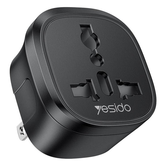 Yesido MC45 US / AU Plug Converter Travel Universal Adapter(Black)