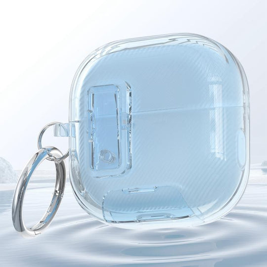 For Huawei FreeClip 2 Starry Security Lock Earphone Case with Holder & Keyring(Blue)