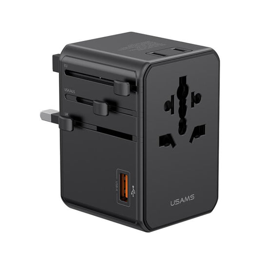 USAMS CC344 T72 100W 4-Port Universal Travel Charger(Black)