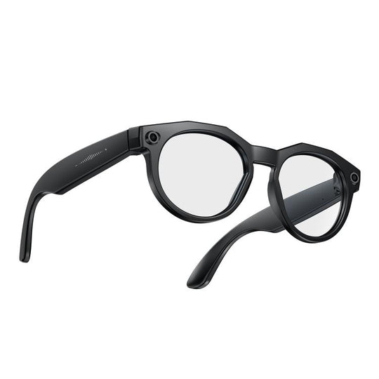 W611Pro Smart AI Glasses 8MP Camera, WIFI, AI Translation(Black Frame Anti-blue Light Lenses)
