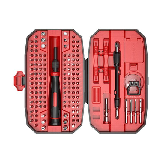 152 in 1 Precision Screwdriver Tool Kit(Black Red)