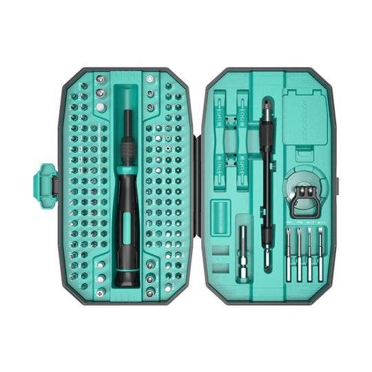 152 in 1 Precision Screwdriver Tool Kit(Black Green)