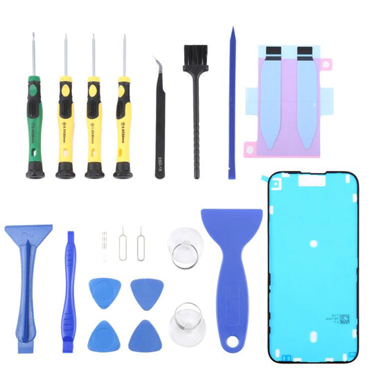 For iPhone 16 Plus JIAFA JF-8182 21 in 1 Battery Adhesive + Waterproof Adhesive + Repair Tool Set