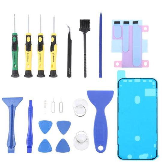 For iPhone 16 Pro JIAFA JF-8182 21 in 1 Battery Adhesive + Waterproof Adhesive + Repair Tool Set