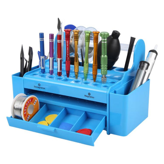Screwdriver Component Storage Organizer(Blue)
