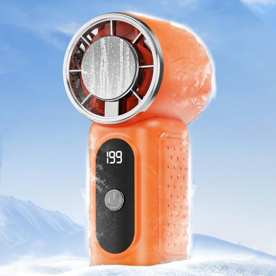 M69 Turbocharged Mini Handheld Cooling Fan(Orange)