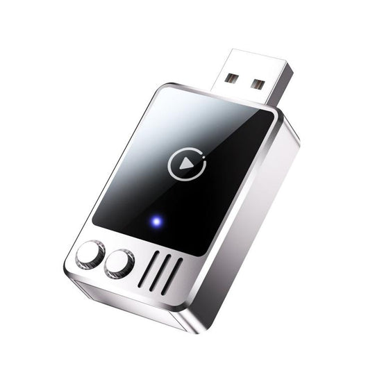 WG71 Vehicle Wired to Wireless CarPlay Converter(Silver)