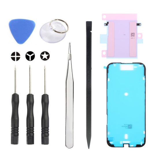 For iPhone Air JIAFA JF-8162 9 in 1 Battery Adhesive + Waterproof Adhesive + Repair Tool Set