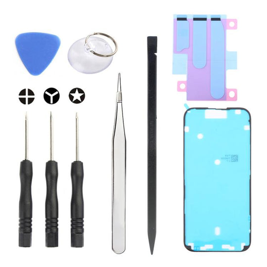 For iPhone 16 Pro Max JIAFA JF-8162 9 in 1 Battery Adhesive + Waterproof Adhesive + Repair Tool Set