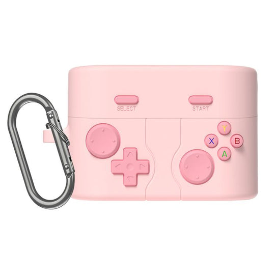 For Sony WF-1000XM6 XDcase Retro Game Console Style Silicone Earbuds Case(Pink)