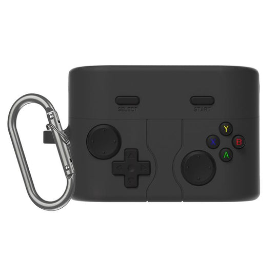 For Sony WF-1000XM6 XDcase Retro Game Console Style Silicone Earbuds Case(Black)