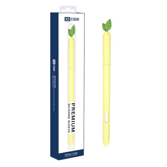 For Samsung Tab S6 Lite S Pen XDcase Fruit & Veggie Anti-Slip Silicone Stylus Pen Sleeve(Pineapple)