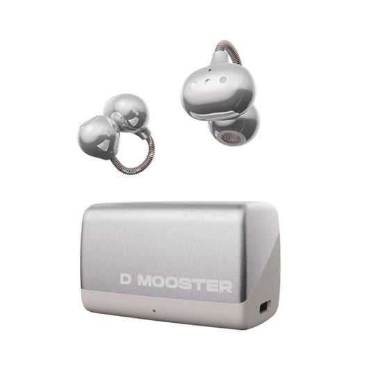 D MOOSTER D95 OWS Ear-Mounted ENC Bluetooth Earphones(Silver)